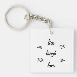 Live, Laugh, Kärlek Nyckelring