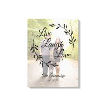 Live Laugh Kärlek Photo and Family Namn