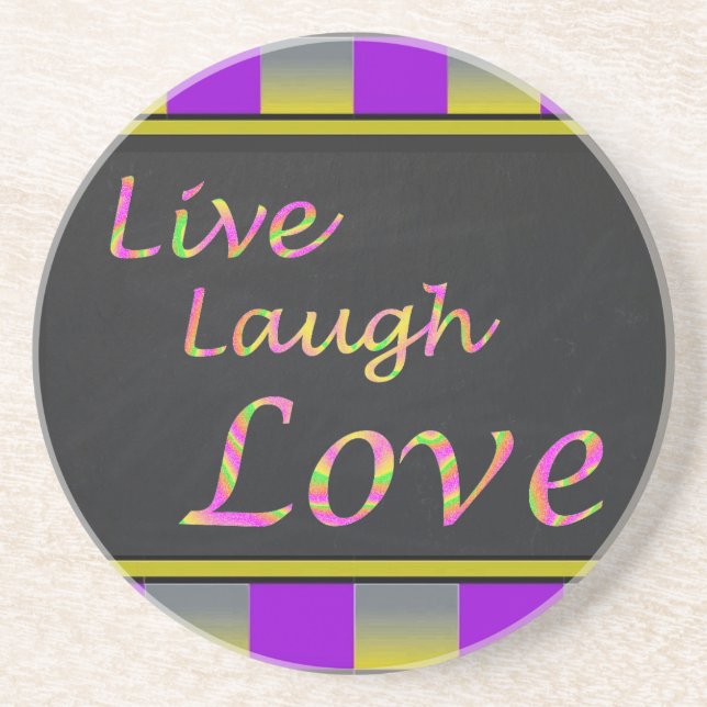 Live Laugh Kärlek Underlägg (Framsidan)