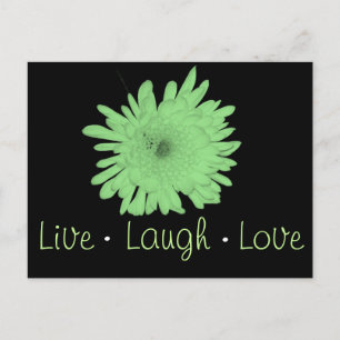 Live Laugh Kärlek Vykort