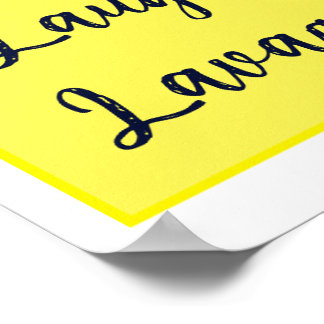 Live Laugh Lavage Poster av CRONEA