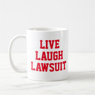 Live Laugh Lawdress Funny Lawyer Gift Kaffemugg