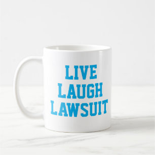 Live Laugh Lawdress Funny Lawyer Gift Kaffemugg