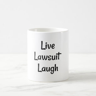 Live Laugh Lawdress Kaffemugg
