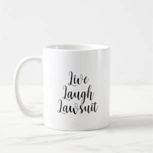 Live Laugh Lawdress Lawyer Humor Funny åklagare Kaffemugg
