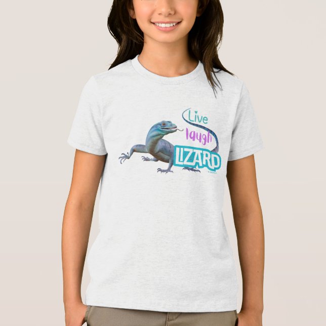 Live Laugh Lizard T Shirt (Framsida)