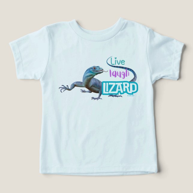 Live Laugh Lizard T Shirt (Design Framsida)