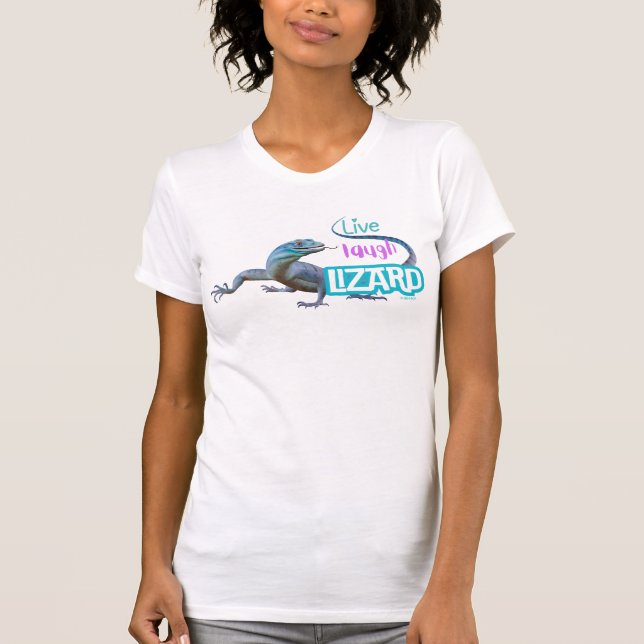 Live Laugh Lizard T Shirt (Framsida)
