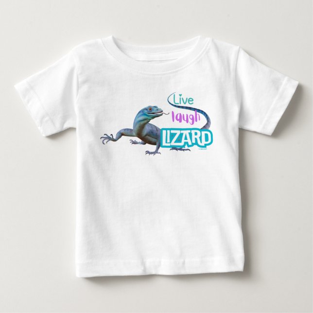 Live Laugh Lizard T Shirt (Framsida)