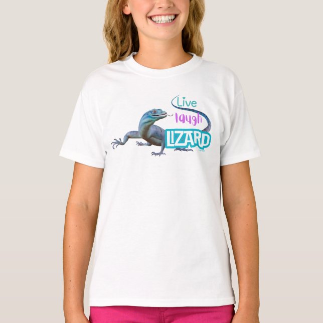 Live Laugh Lizard T Shirt (Framsida)