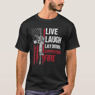 Live Laugh Ljugit Höger Ame Num Ame T Shirt