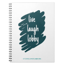 Live Laugh Lobby-anteckningsbok