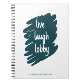 Live Laugh Lobby-anteckningsbok Anteckningsbok