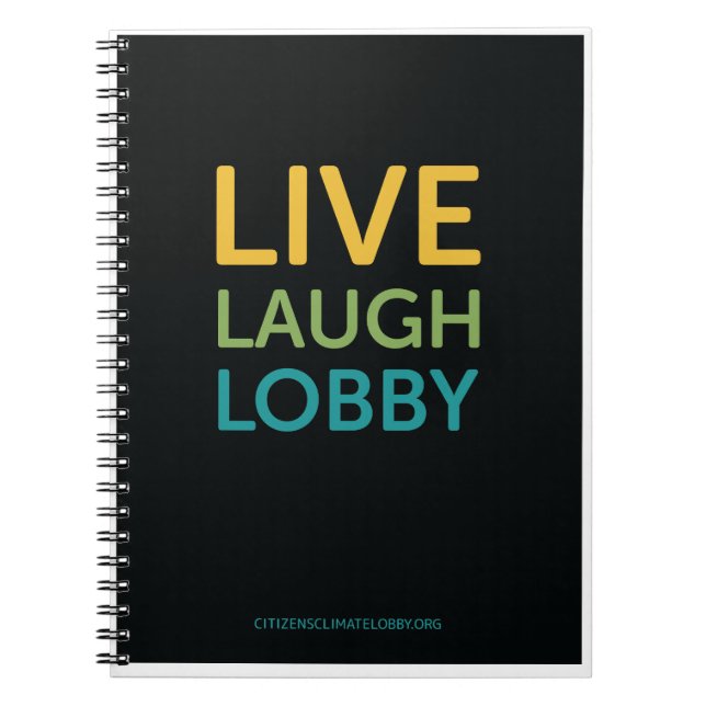 Live Laugh Lobby - bärbar dator - svart Anteckningsbok (Framsidan)