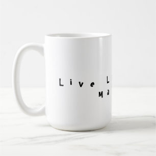 Live Laugh Play Mahjong Kaffemugg