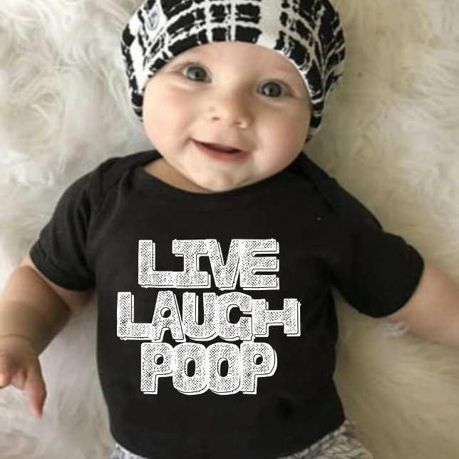 Live Laugh Poop T Shirt (Skapare uppladdad)