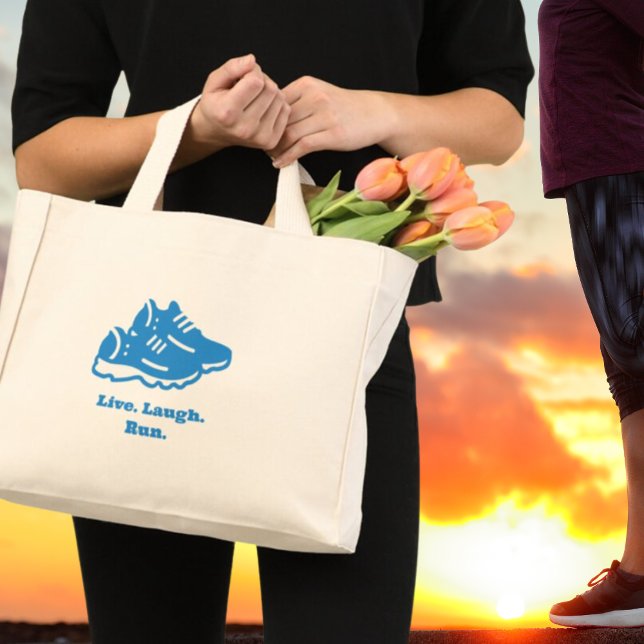 Live Laugh Springa Tote Bag Mini Tygkasse (Skapare uppladdad)