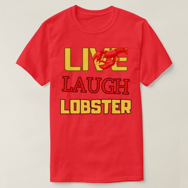 Live Laugh T Shirt (Design framsida)