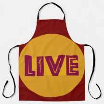 Live & Let Live in Orbit Apron