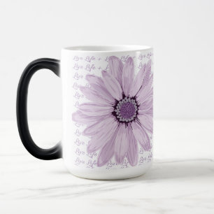 Live Life blommigt Mugg