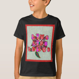 "Live Life Large" Art-utskrift Tee