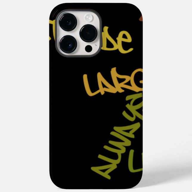 Live Life Large Ord Art-utskrift (Baksida)