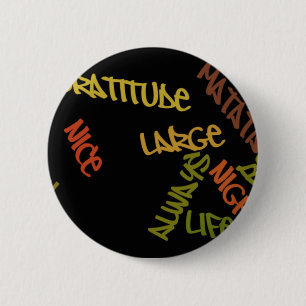 Live Life Large Ord Art-utskrift Knapp