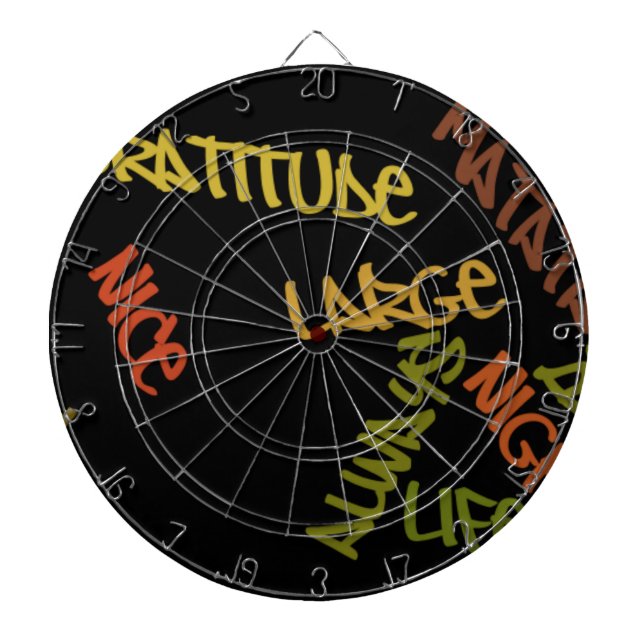 Live Life Large Ord Art-utskrift Piltavla (Framsidan)