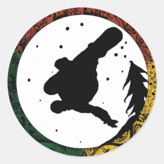 Live Life Runt Klistermärke