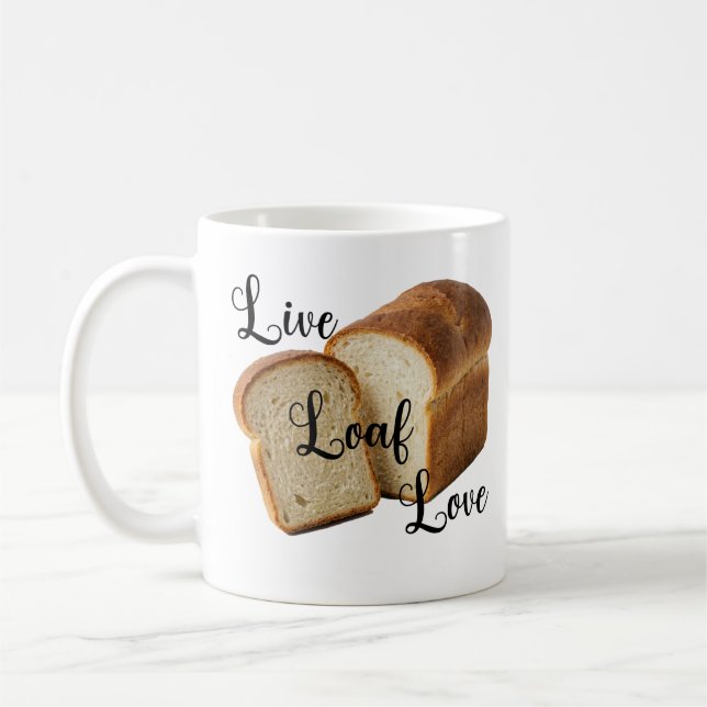 Live-Loaf-Love Mug Kaffemugg (Vänster)