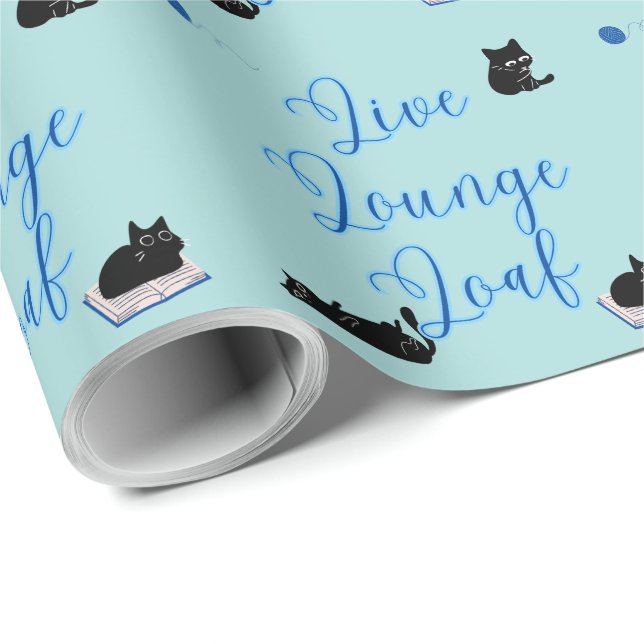 Live Lounge Lata Katter Presentpapper (Rullad Hörn)