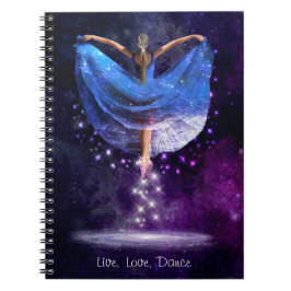 Live, Love, Dance Journal Anteckningsbok