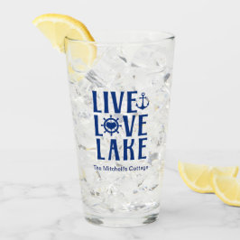 Live Love Lake - Nautilus båt Ratt Glaskopp