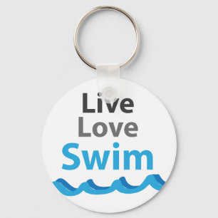 Live_Love_Swim Nyckelring