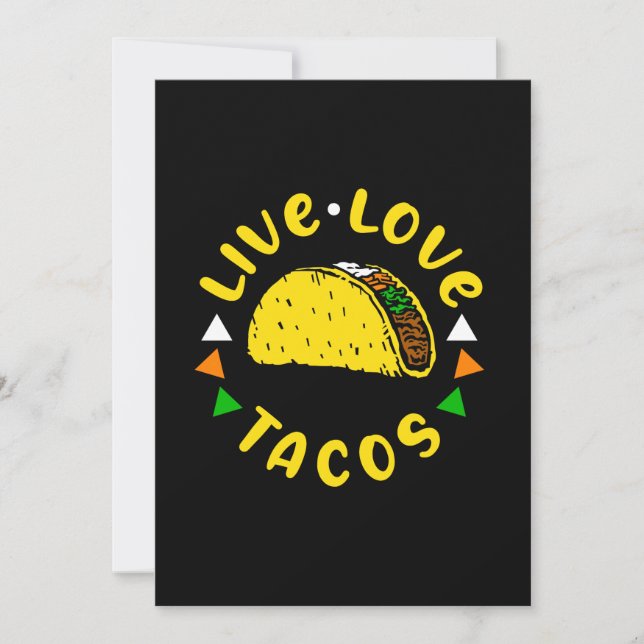 Live Love Tacos Youth Spara Datumet (Framsida)