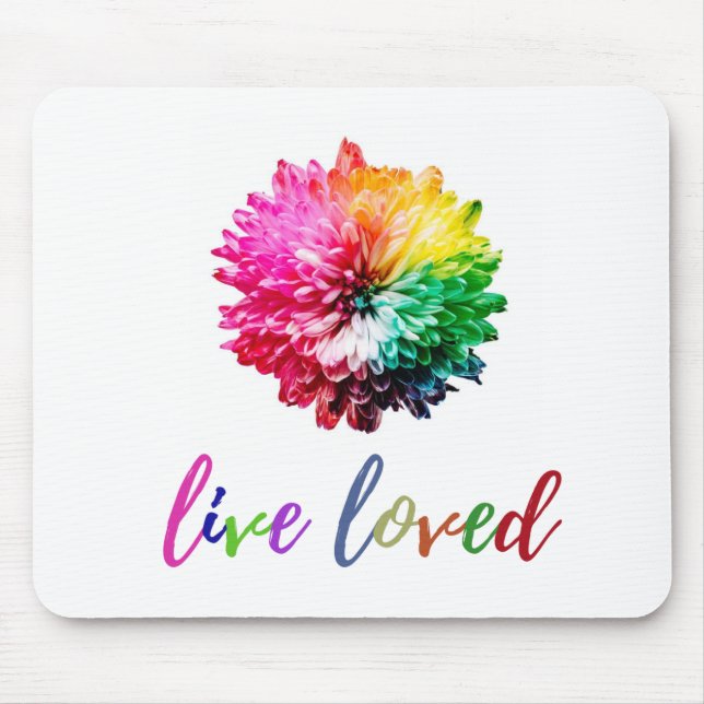 Live Loved Mouse Pad Musmatta (Framsidan)