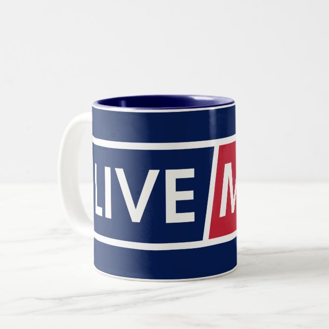 LIVE MAD Urban Statement Mug Två-Tonad Mugg (Framsida vänster)