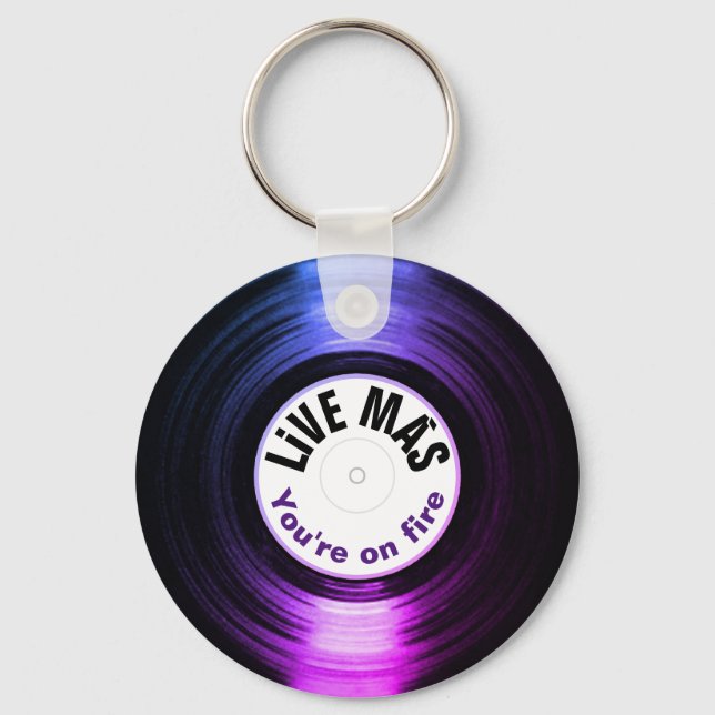Live Mas 08-nyckelkedja Nyckelring (Baksida)