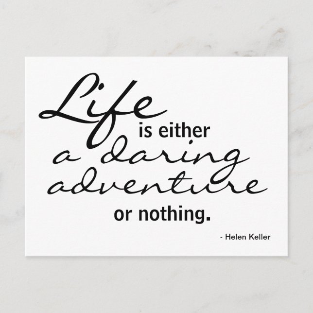 Live - Motivate - Inspire - vykort (Framsida)