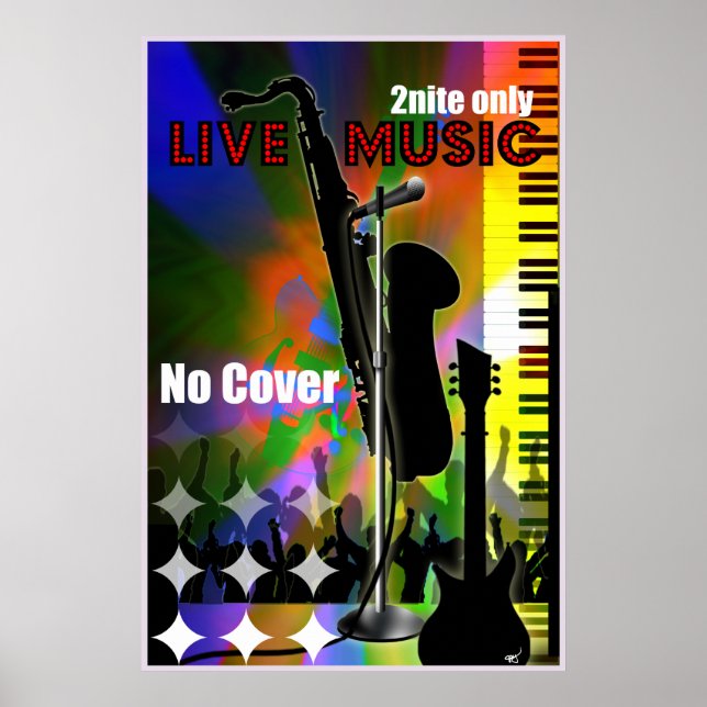 Live Music Poster (Framsidan)