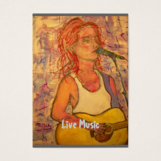 Live Music Visitkort