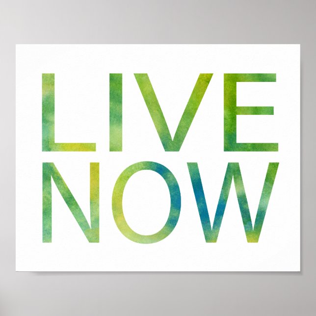 Live Now Poster (Framsidan)