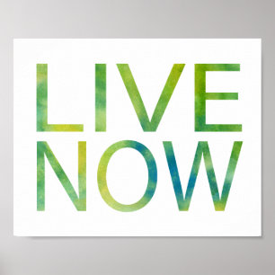 Live Now Poster
