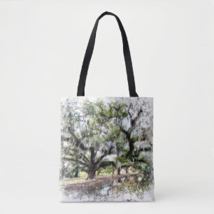*~* Live Oak New Orleans Living Oaks Art Painting Tygkasse