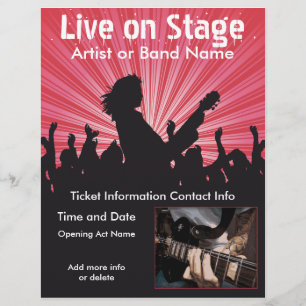 Live på Stage Music Flyer