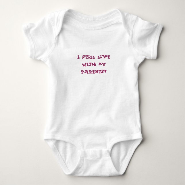Live Parents Baby Romper T Shirt (Framsida)
