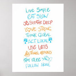 Live Simple 2 Poster