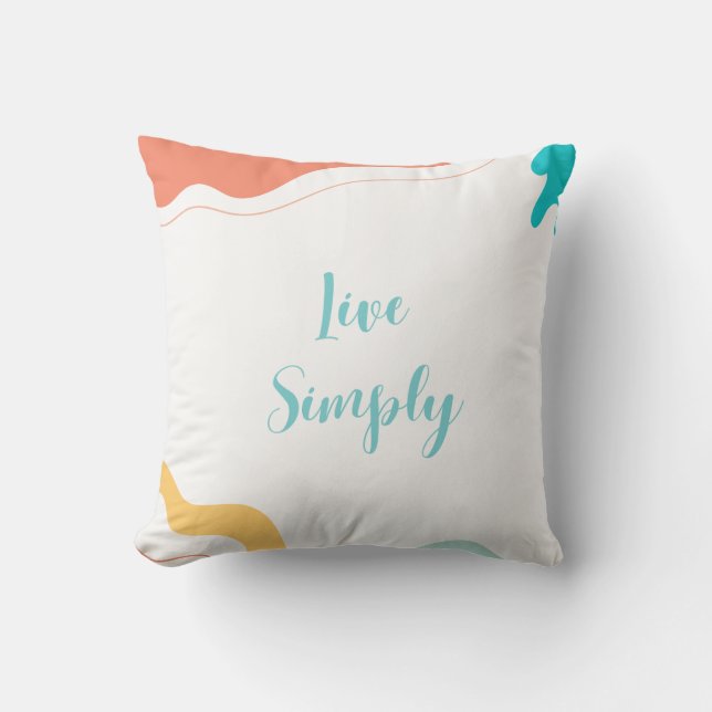 Live Simple Dekorativ kudde (Framsida)