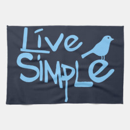 Live Simple Kökshandduk