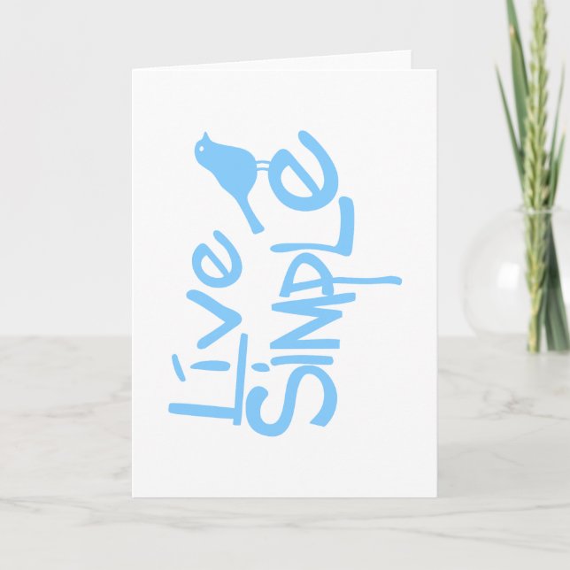 Live Simple Kort (Framsida)